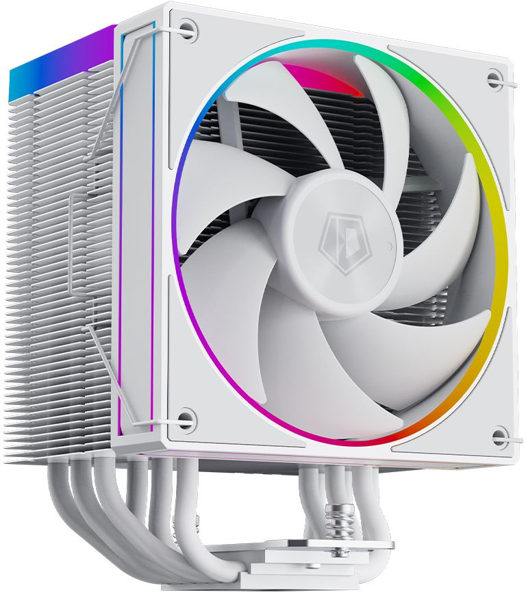 Устройство охлаждения(кулер) ID-Cooling Frozn A610 ARGB Soc-AM5/AM4/1200/1700/1851 белый 4-pin 29.9d