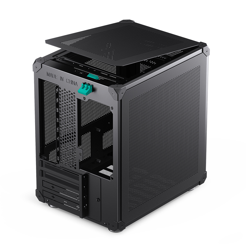 Корпус JONSBO C6, Mini-Tower,  no fan, 1xUSB-A 3.0 + 1xUSB-C 3.1, mATX, mITX Black
