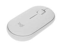 Мышь Logitech Pebble M350 белый оптическая 1000dpi silent беспров. BT/Radio USB для ноутбука 3but (9