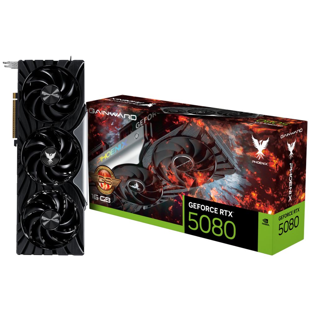 Видеокарта Gainward RTX5080 PHOENIX GS 16GB GDDR7 256bit 3xDP HDMI 3FAN RTL