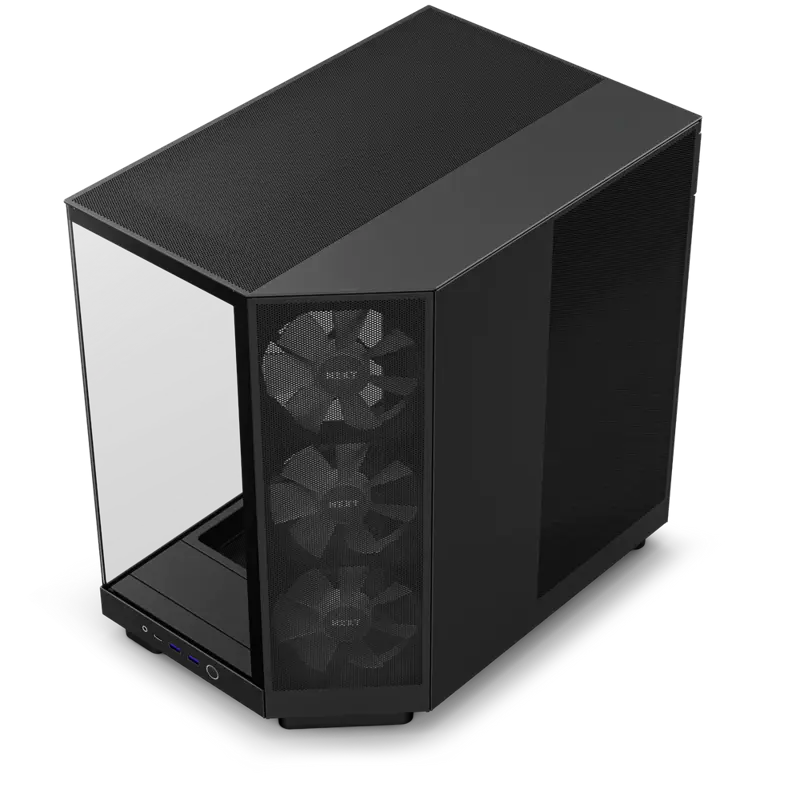 Корпус NZXT H6 Flow RGB (2023), Midi-Tower, TG, 3x120mm RGB, 2xUSB-A 3.2 + 1xUSB-C 3.2, ATX, mATX, m