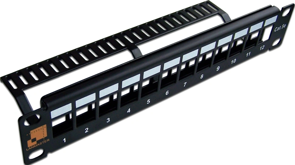 Патч-панель наборная Lanmaster LAN-PP12OK-UTP/10 10" 1U 12x UTP