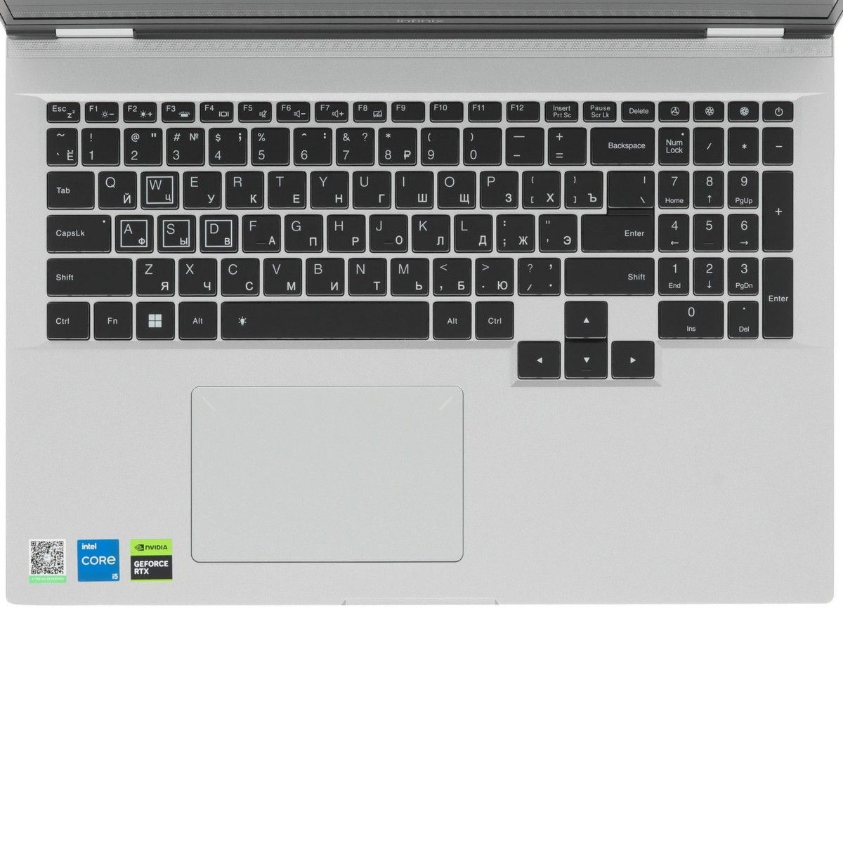 Ноутбук Infinix GTBook GL614 Intel Core i5-13420H/16Gb (soldered D5)/SSD512Gb/RTX5060 8Gb (90W)/16&q