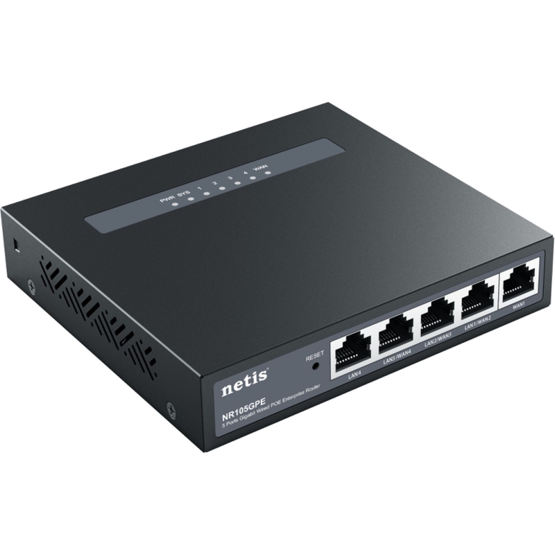 Маршрутизатор Netis NR105GPE 10/100/1000BASE-T черный