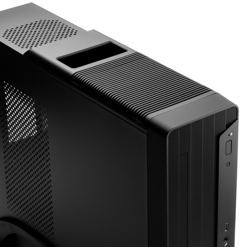 Корпус Foxline mATX Desktop 400W FL-418 mATX case, black, w/PSU SFX 400W, w/2xUSB3.0+2xUSB2.0+1xType