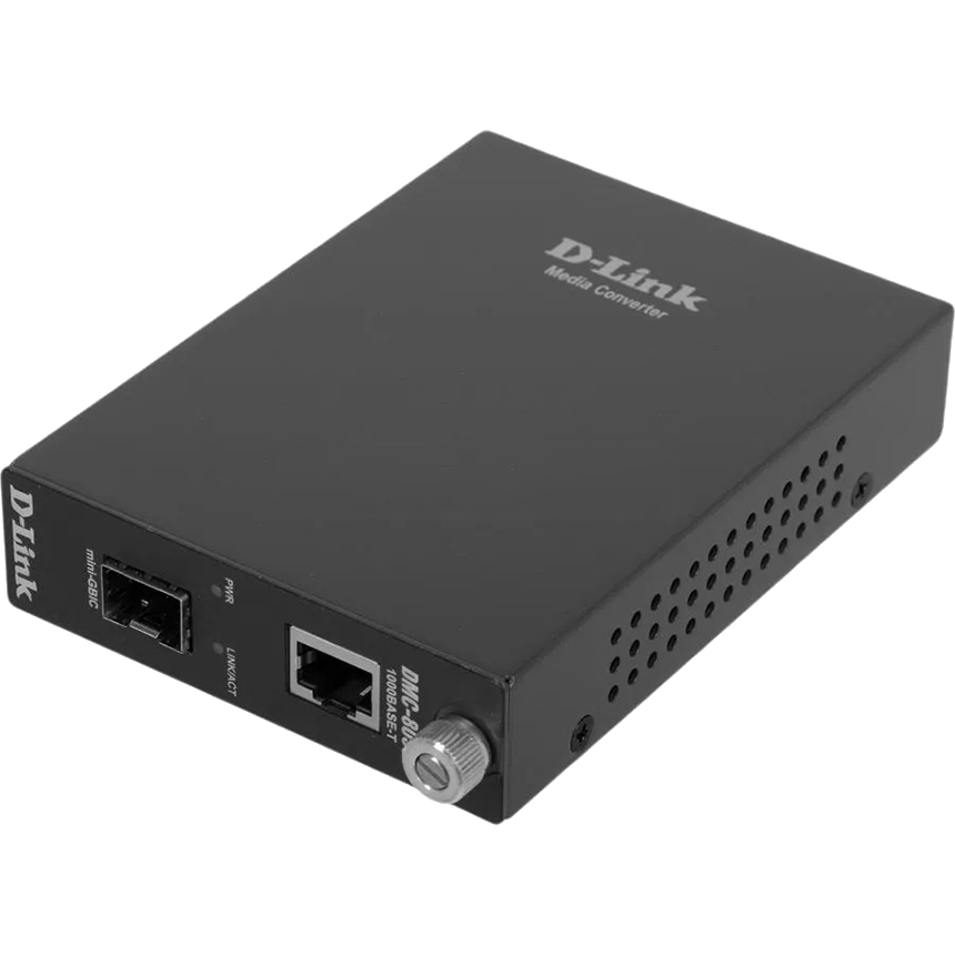 Медиаконвертер D-Link DMC-805G/A11A с 1 портом 1000Base-T и 1 портом 1000Base-X SFP {10} (430220)