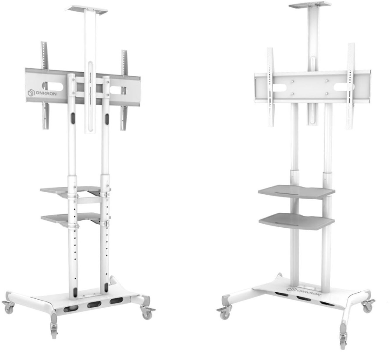 Подставка для телевизора Onkron TS1881 белый 50"-86" макс.90.9кг напольный мобильный