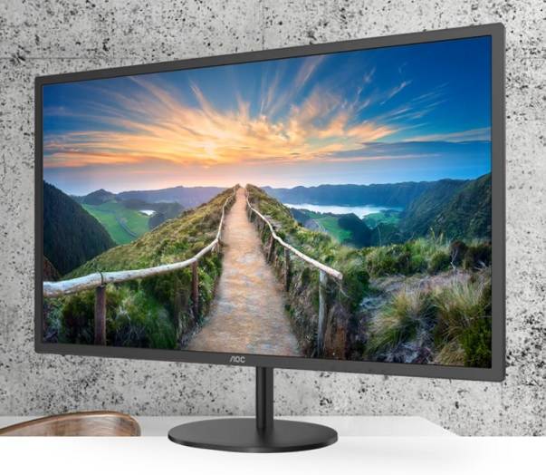 Монитор AOC 31.5" Value Line Q32V4 черный IPS LED 4ms 16:9 HDMI M/M матовая 250cd 178гр/178гр 2560x1