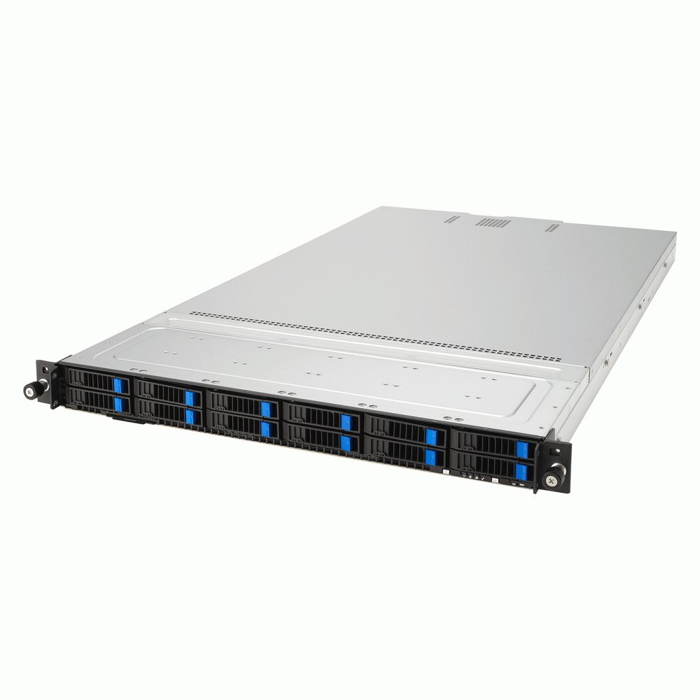 Серверная платформа ASUS RS700-E11-RS12U, 1U, 2x Socket-E LGA4677, 32x DDR5 4800*/5600*, 12x2.5'' NV