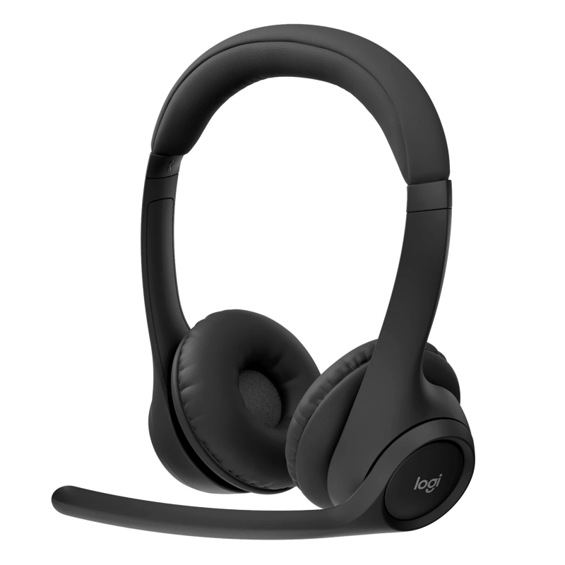 Беспроводная гарнитура Logitech Wireless Headset ZONE 300, Bluetooth, Midnight Black, [981-001407]