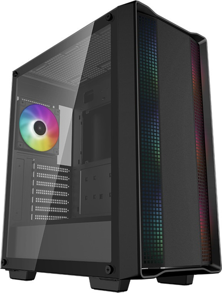 корпус Deepcool CC560 ARGB V2 без БП, боковое окно (закаленное стекло), 3x120мм ARGB LED вентилятор
