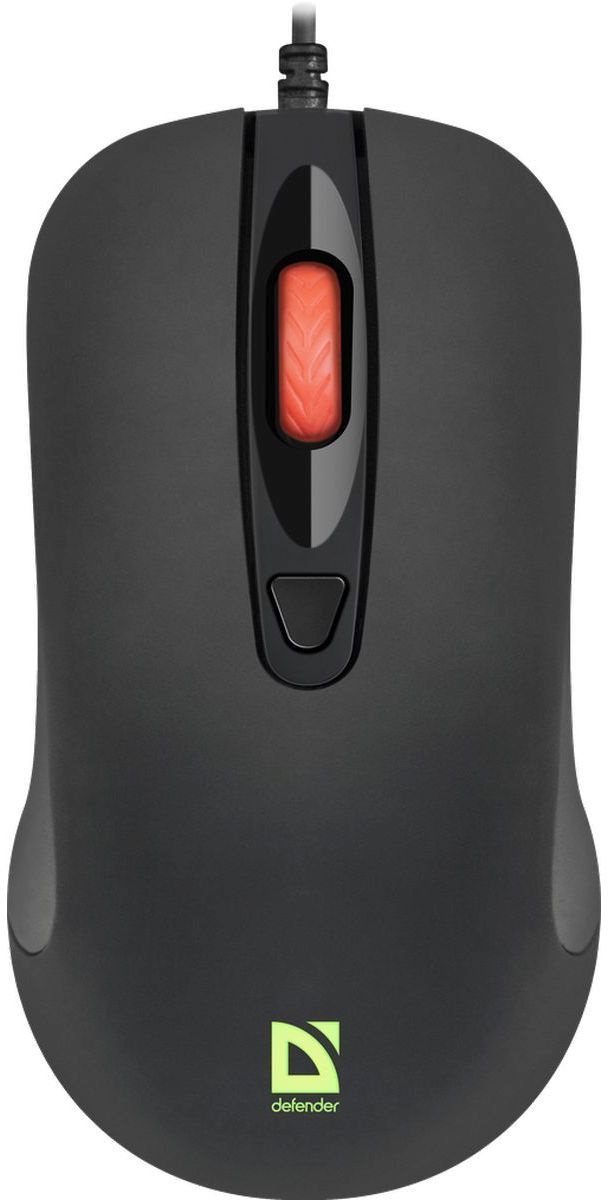 Мышь Defender Ultra Classic MB-280 черный оптическая 1600dpi USB 4but (52281)
