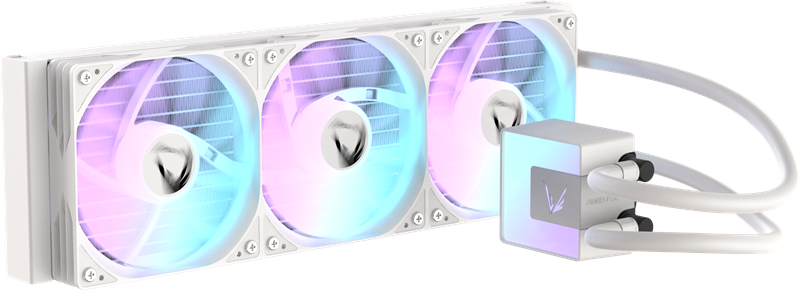 Система водяного охлаждения Formula Ice Jet Glow 360 ARGB Soc-AM5/AM4/1200/2066/1700/1851 белый 4-pin 1-27dB Al+Cu 300W 2020gr Ret (ICE JET GLOW 360 WH)
