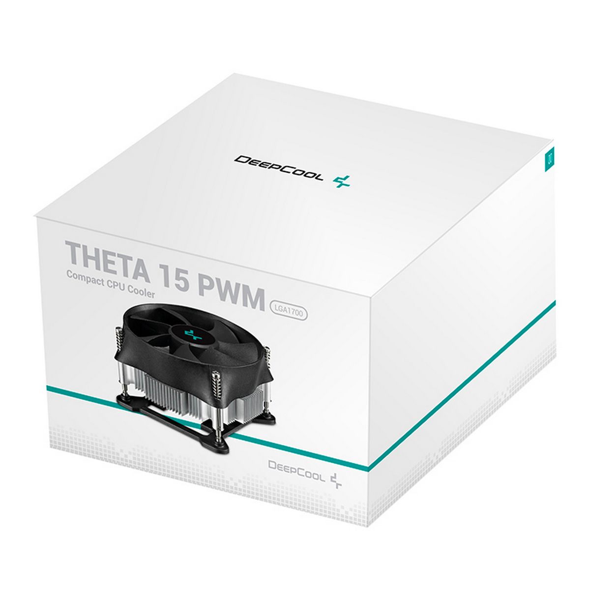 Кулер для процессора DEEPCOOL THETA 15 PWM 1700 LGA1700 низкопрофильный 52mm (64шт/кор, TDP 65W, PWM