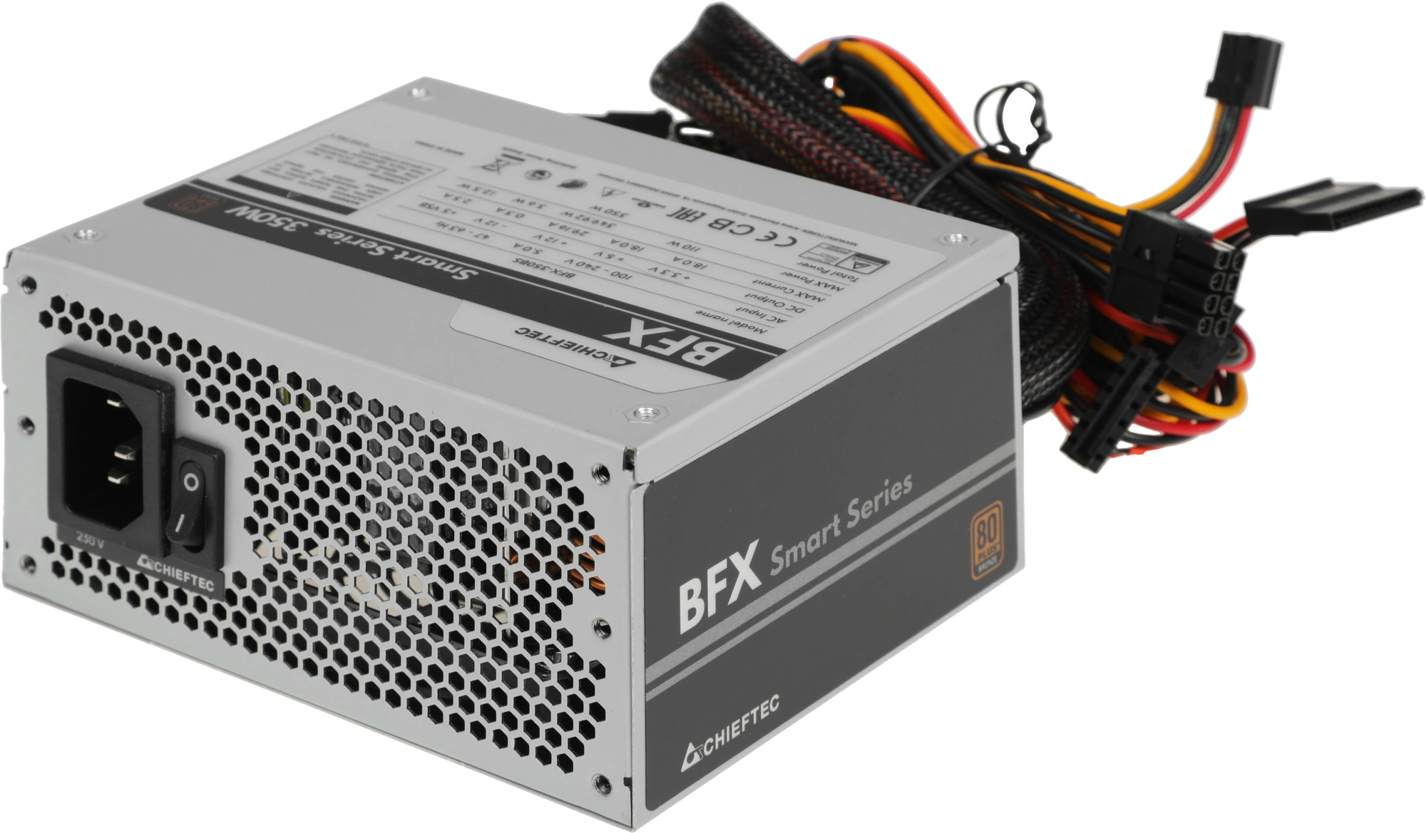 Блок питания Chieftec SFX 350W SMART BFX-350BS 80+ bronze (20+4pin) APFC 90mm fan 3xSATA