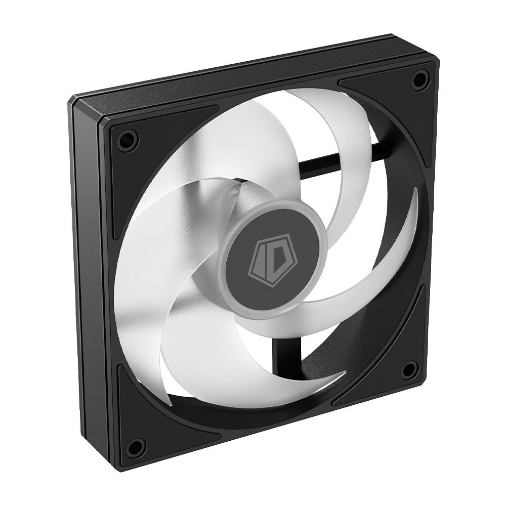 Вентилятор для корпуса ID-Cooling AS-120-К ARGB 120х120x25 черный 4-pin 27.2дБ (AS-120-ARGB-K) Ret