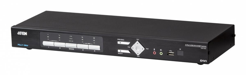 КВМ перевключатель ATEN 4-Port USB DVI Multi-View KVMP Switch
