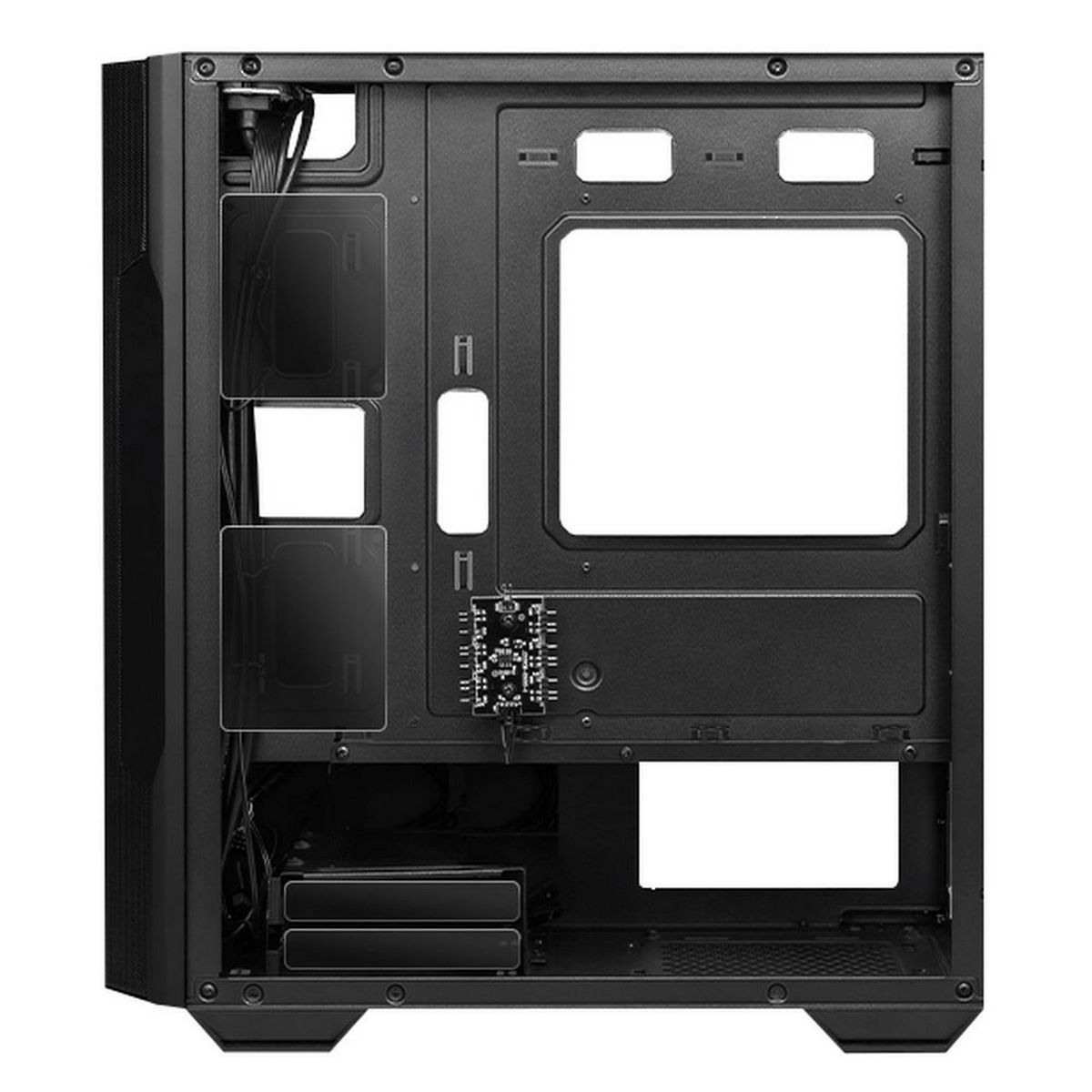 Корпус для ПК MSI MAG FORGE M100R, Global, 1xUSB 3.0, 2xUSB 2.0, 4x120mm ARGB Fan, ESD ARGB
Control 