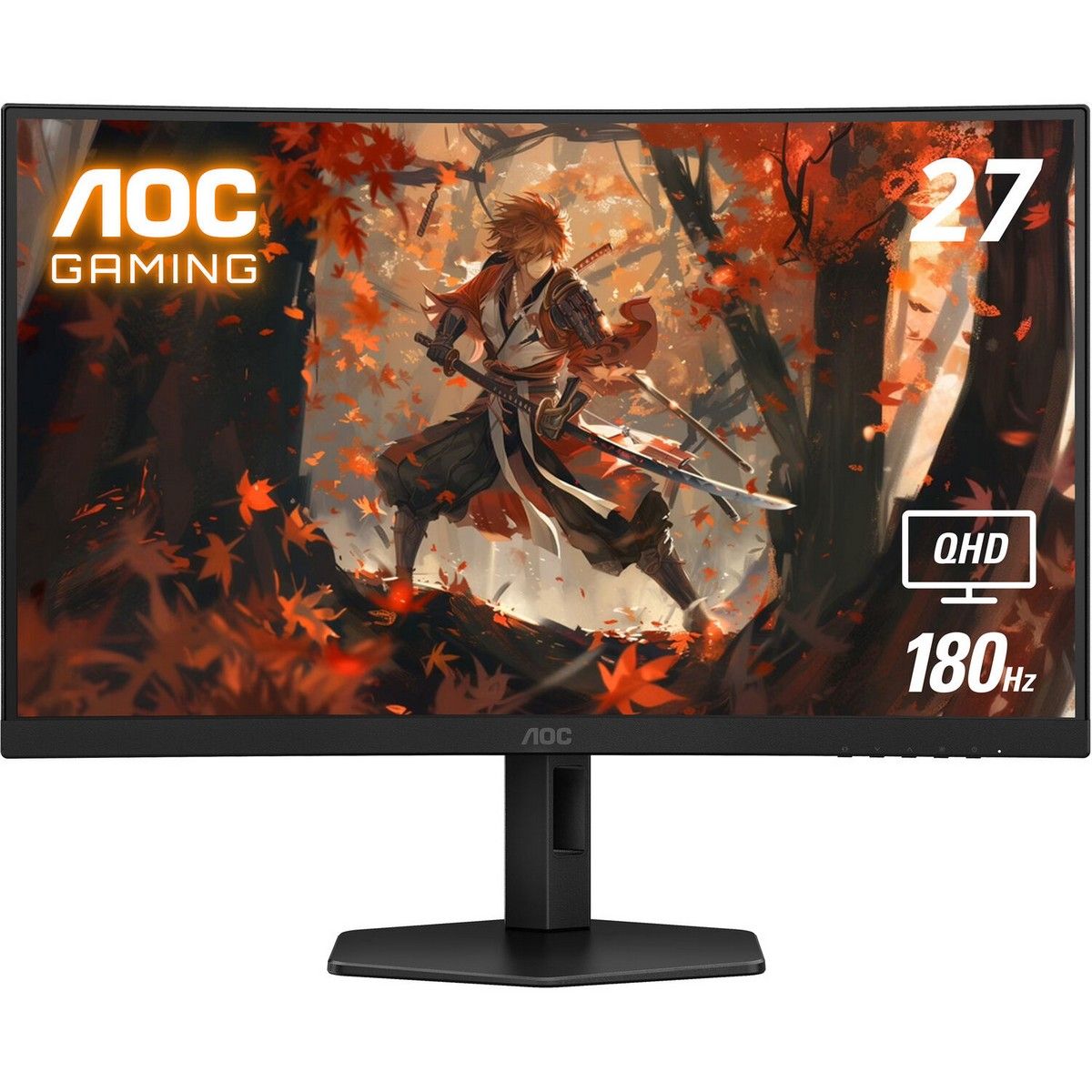 Монитор AOC 27" Gaming CQ27G4X черный VA LED 16:9 HDMI матовая HAS Piv 300cd 178гр/178гр 2560x1440 1