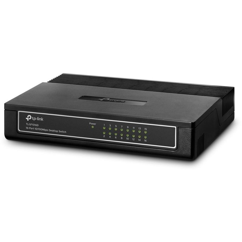 Коммутатор TP-Link TL-SF1016D (L2) 16x100Мбит/с неуправляемый