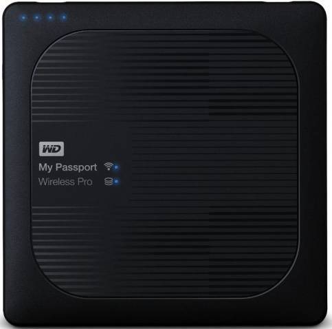 Внешний жесткий диск 2TB Western Digital WDBP2P0020BBK-RESN,My Passport Wireless 2.5", USB 3.0, Wi-F