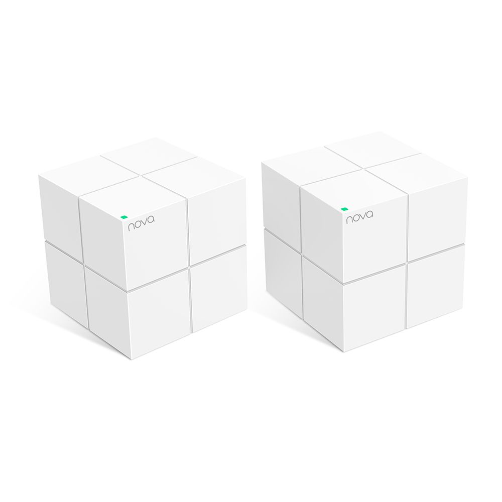 Роутер беспроводной Tenda NOVA MW6 (MW6(2-PACK)) AC1200 10/100/1000BASE-TX белый (упак.:2шт)