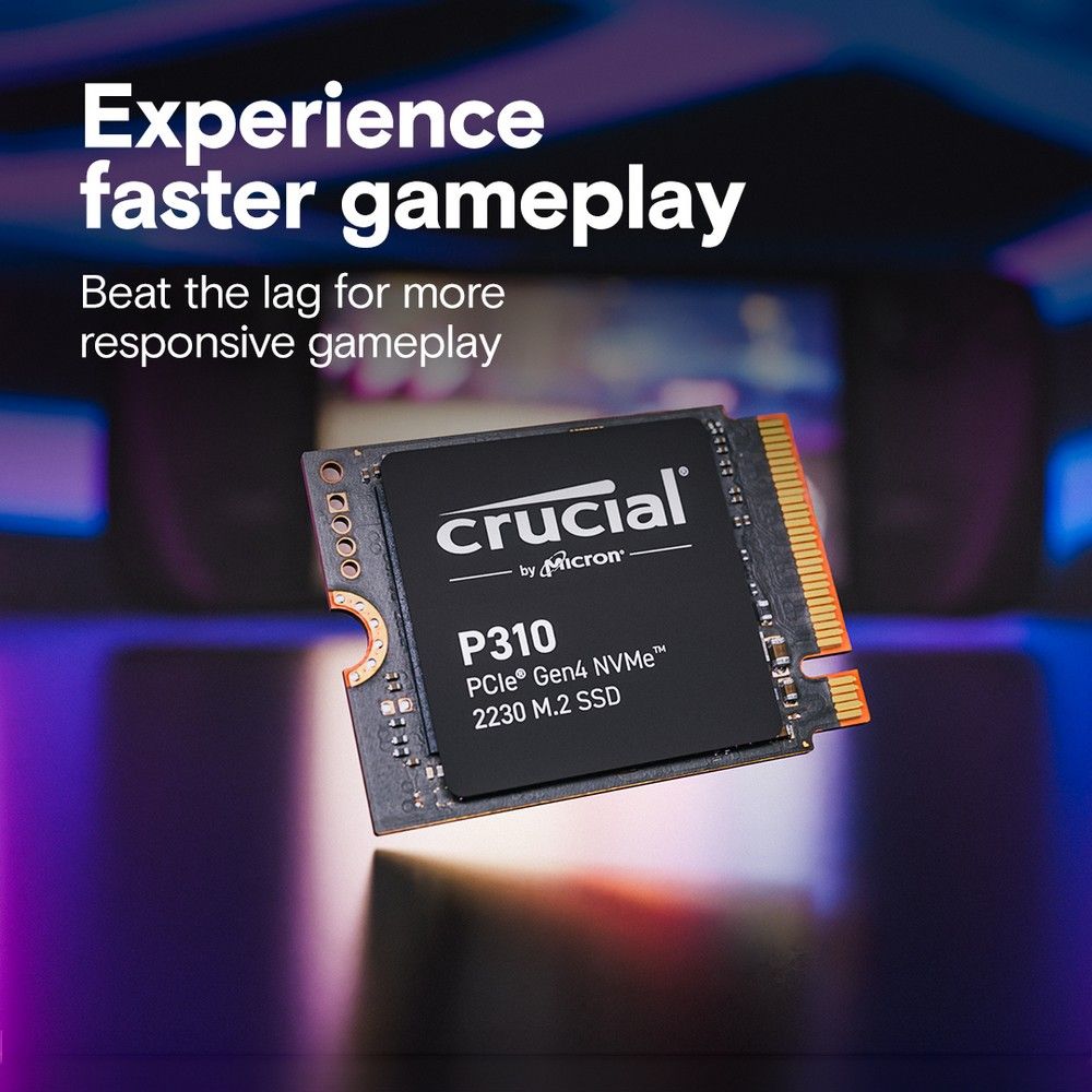 Твердотельный накопитель SSD Crucial P310 1TB PCIe Gen4 NVMe 2230 M.2 SSD CT1000P310SSD2