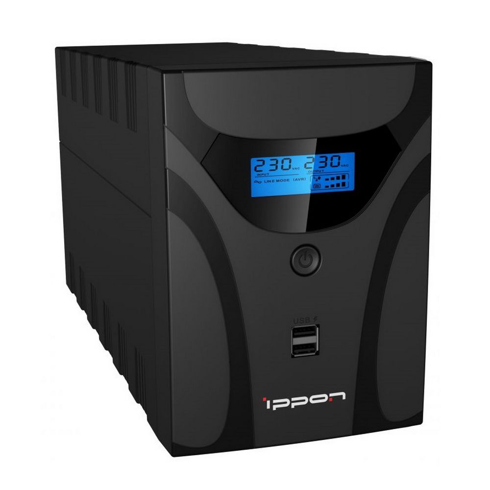 Источник бесперебойного питания Ippon Smart Power Pro II 1200 720Вт 1200ВА черный