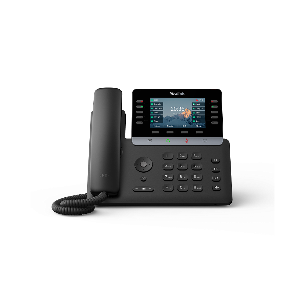 Телефон YEALINK SIP-T74U, 16 аккаунтов, 4,3" цветной экран, порт USB, BLF,  PoE, GigE, без БП, шт