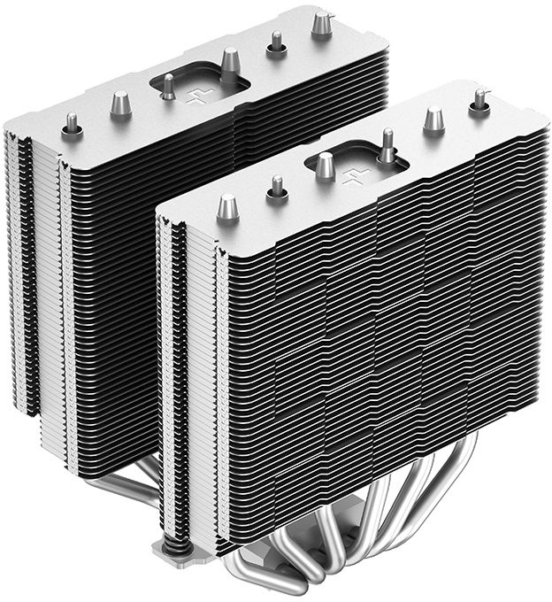 Устройство охлаждения(кулер) Deepcool AG620 Soc-AM5/AM4/1200/1700/1851 черный 4-pin 15-29dB Al+Cu 26