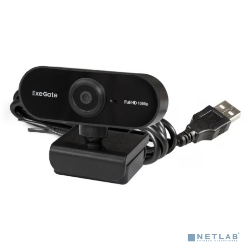 ExegateEX294484RUS Веб-камера ExeGate Stream C925 Wide FullHD T-Tripod (1920х1080, 1080P, USB, микро