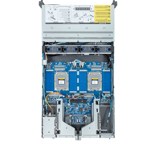 Шасси серверное Gigabyte Server Platform R283-Z91 Rev.3x / 2U / 2xAMD (9004/9005) / 2xHS / 24xDIMM /