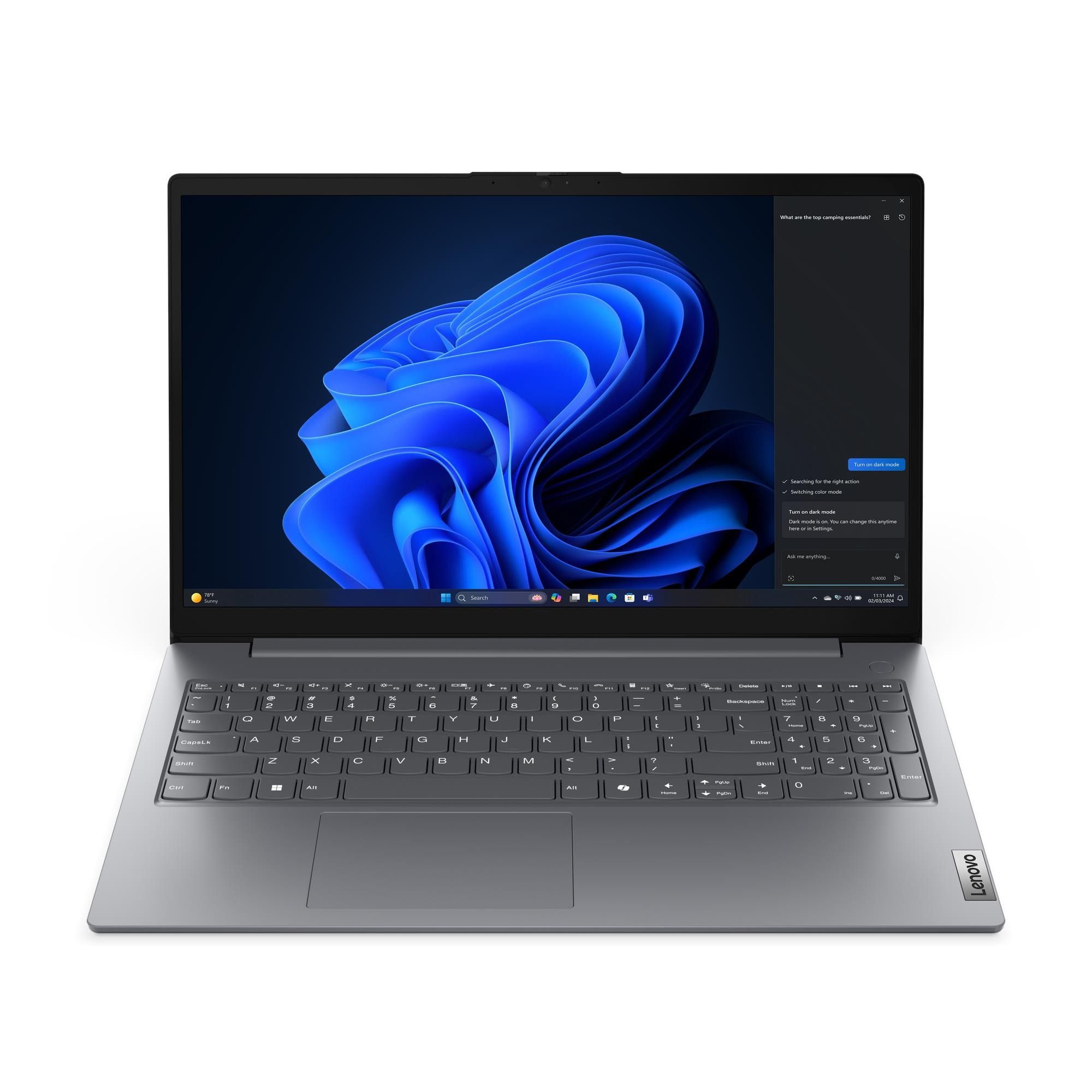 Ноутбук Lenovo V15 G5 IRL Luna Grey (83HF00EMIG)