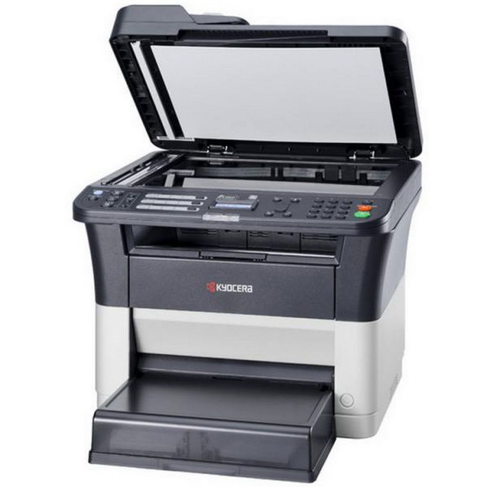 МФУ Kyocera FS-1125MFP, P/C/S/F, ч/б лазерный, A4, 25 стр/мин, 1800x600 dpi, 64 Мб, USB 2.0, Network