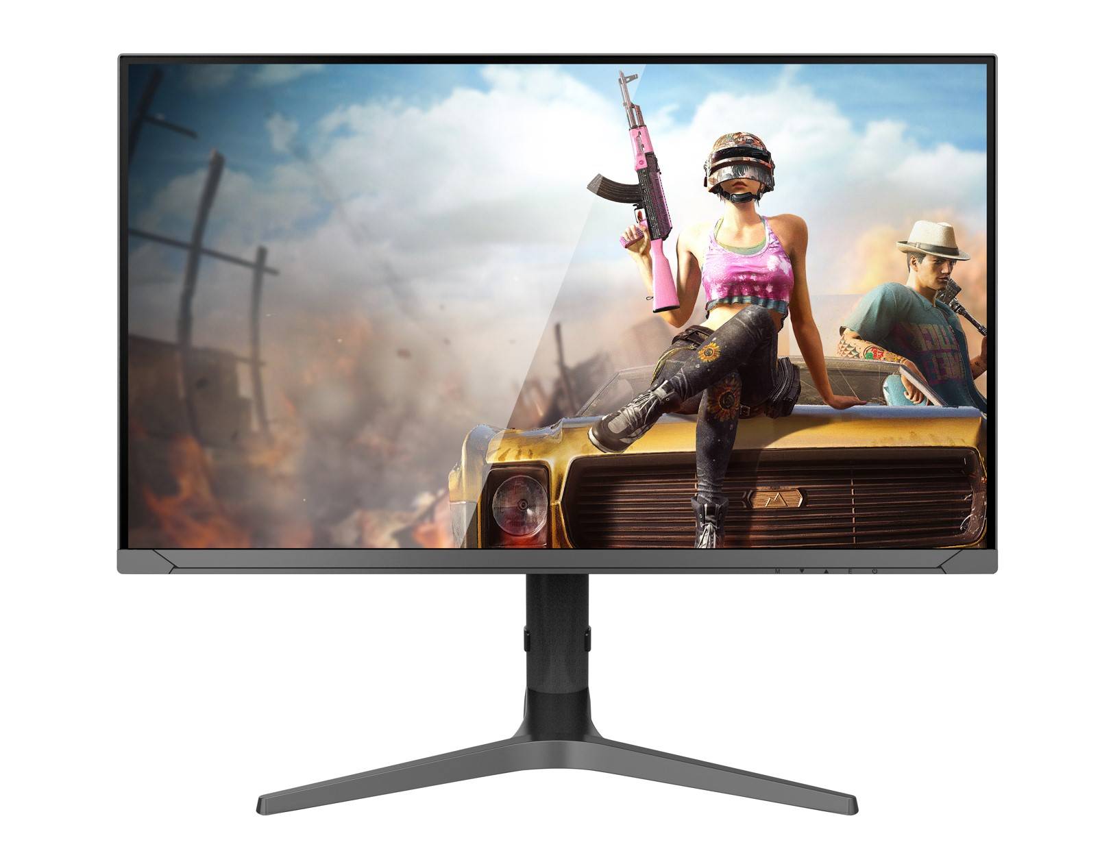 LCD BRAVUS 31.5" BVGQ3235P с поворотом экрана {IPS 2560x1440 165Hz 1ms 178/178 250cd 1200:1 2xHDMI D