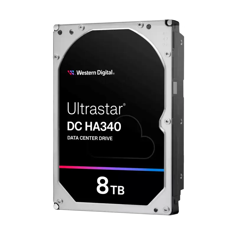 Жесткий диск WD SATA-III 8TB 0B47489 WUS721208BLE604 Server Ultrastar DC HA340 512E (7200rpm) 256Mb 