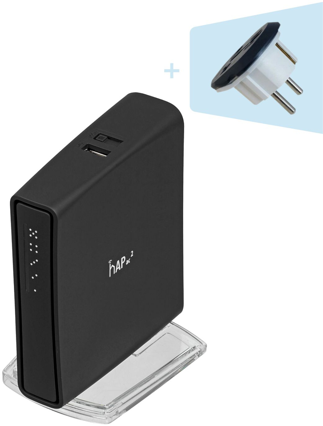 Точка доступа Wi-Fi MIKROTIK RBD52G-5HacD2HnD-TC hAP ac2 with 716MHz CPU, 128MB RAM, 5 x Gbit LAN, b