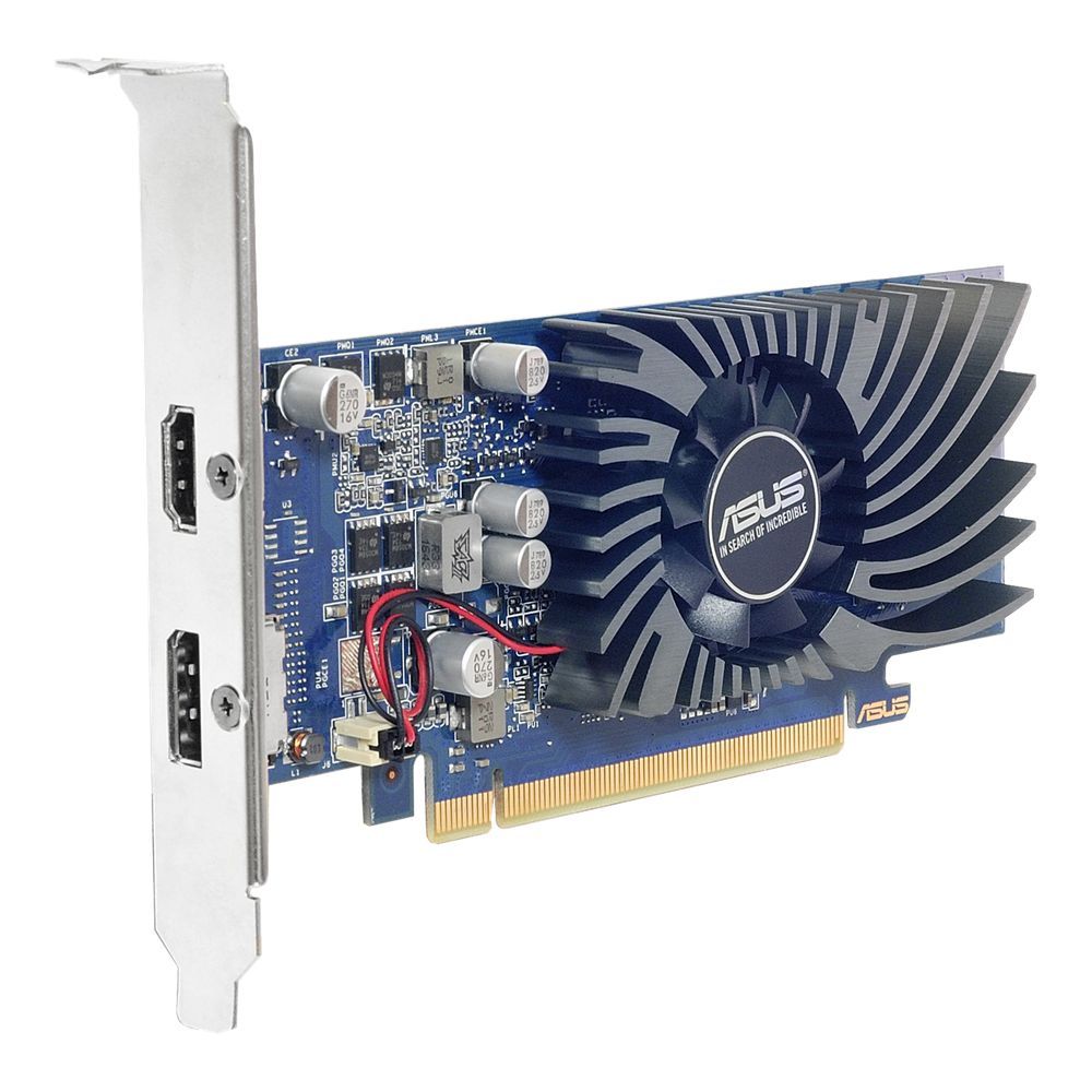 Видеокарта Asus PCI-E 3.0 GT1030-2G-BRK NVIDIA GeForce GT 1030 2Gb 64bit GDDR5 1228/6008 HDMIx1 DPx1
