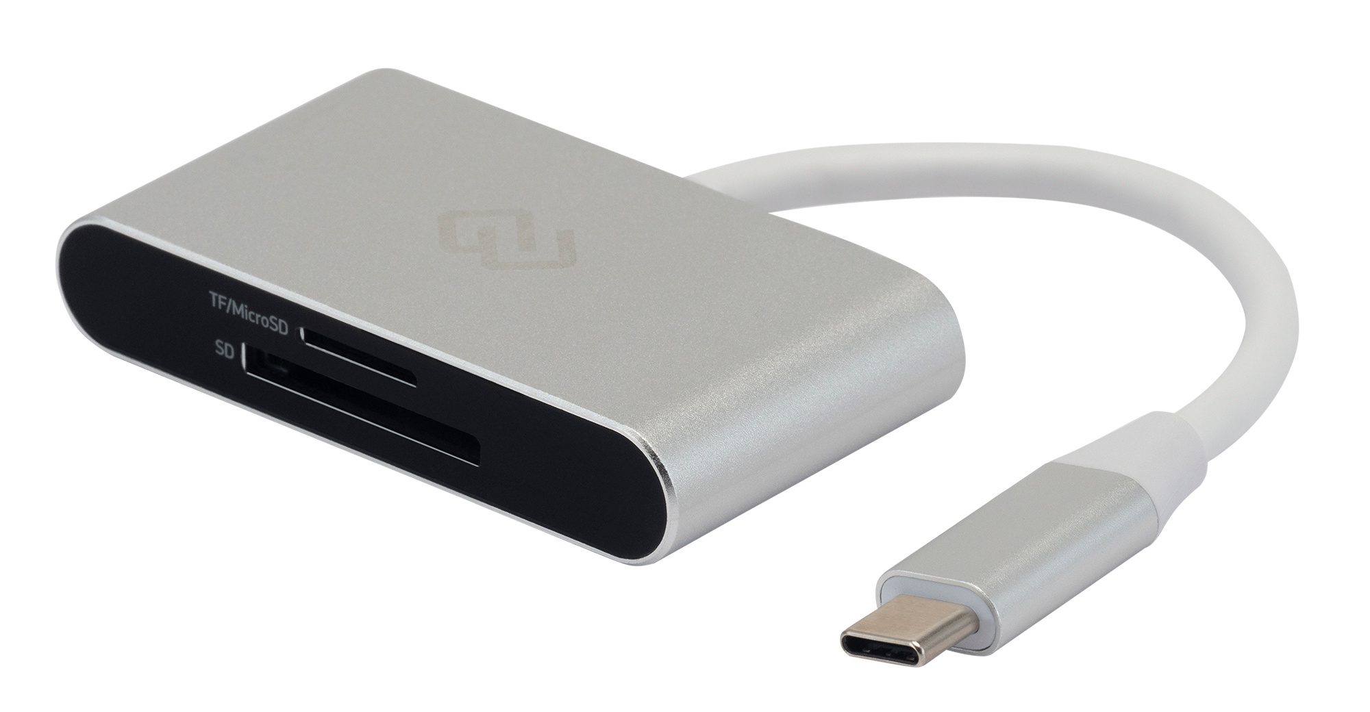 Устройство чтения карт памяти USB Type-C Digma CR-C2501-S серебристый