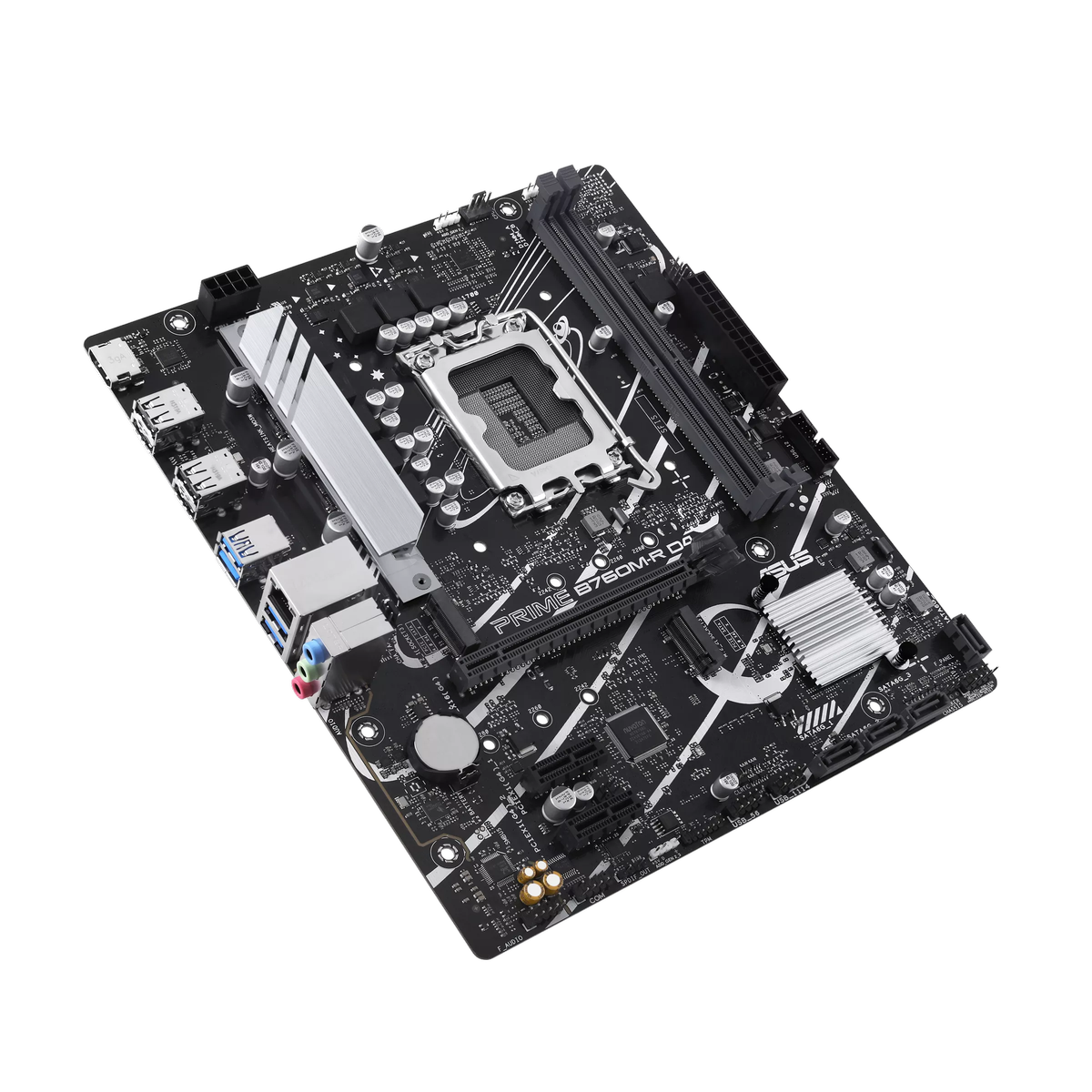 Материнская плата Asus PRIME B760M-R D4 Soc-1700 Intel B760 2xDDR4 mATX AC`97 8ch(7.1) 2.5Gg RAID+HD