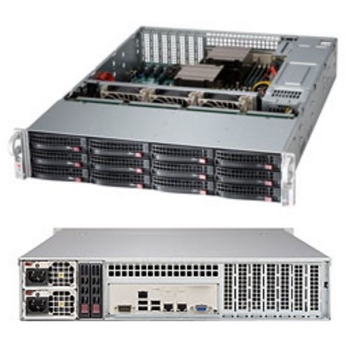 Серверная платформа SuperMicro SSG-6028R-E1CR12L X10DRH-IT, CSE-826BTS-R920LPBP-1