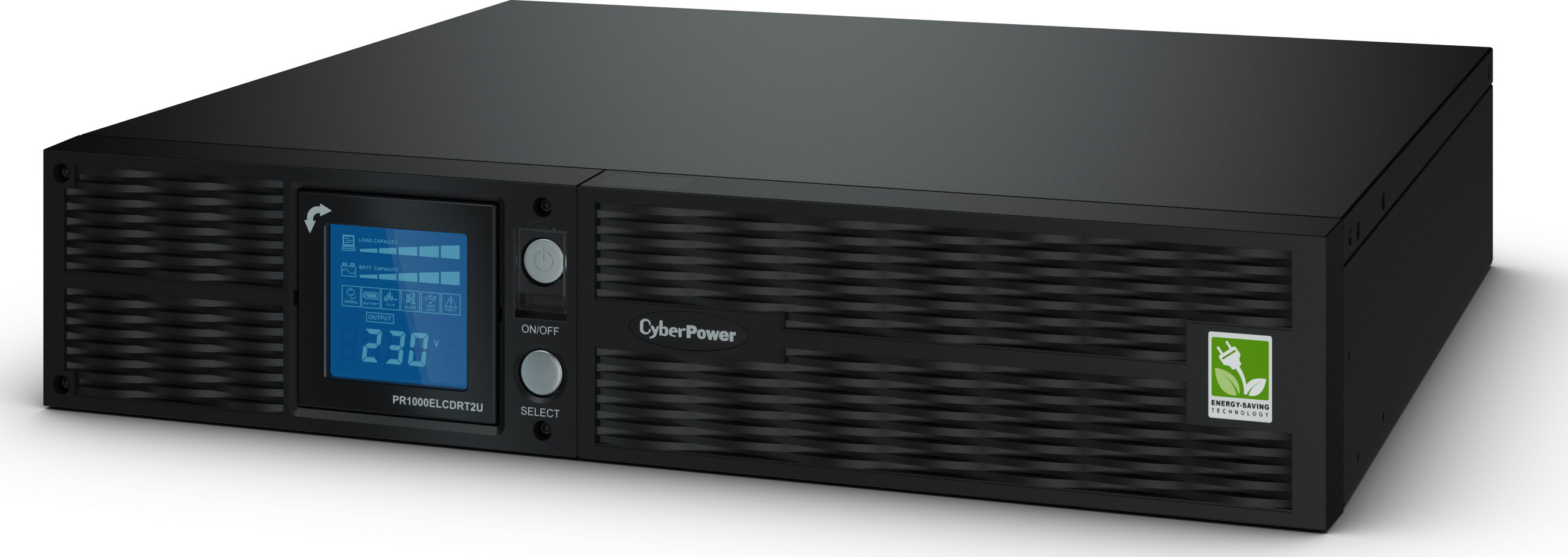 Источник бесперебойного питания CyberPower PR1500ELCDRT2U Line-Interactive 1500VA/1350W USB/RS-232/D