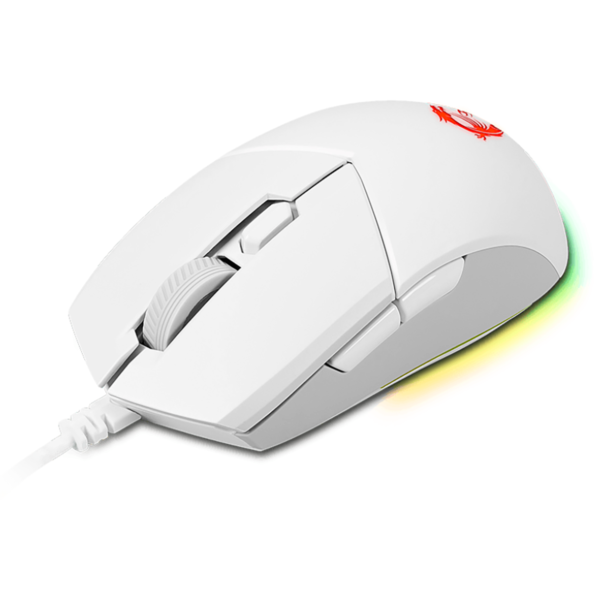 Мышь MSI Clutch GM11 белый оптическая 5000dpi USB 5but (S12-0401970-CLA)