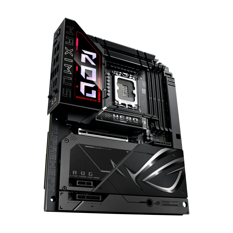 Материнская плата ASUS ROG MAXIMUS Z890 HERO BTF LGA1851 ATX 4хDDR5 PCIEx16 PCIEx4 PCIEx1 6xM.2 2xTh