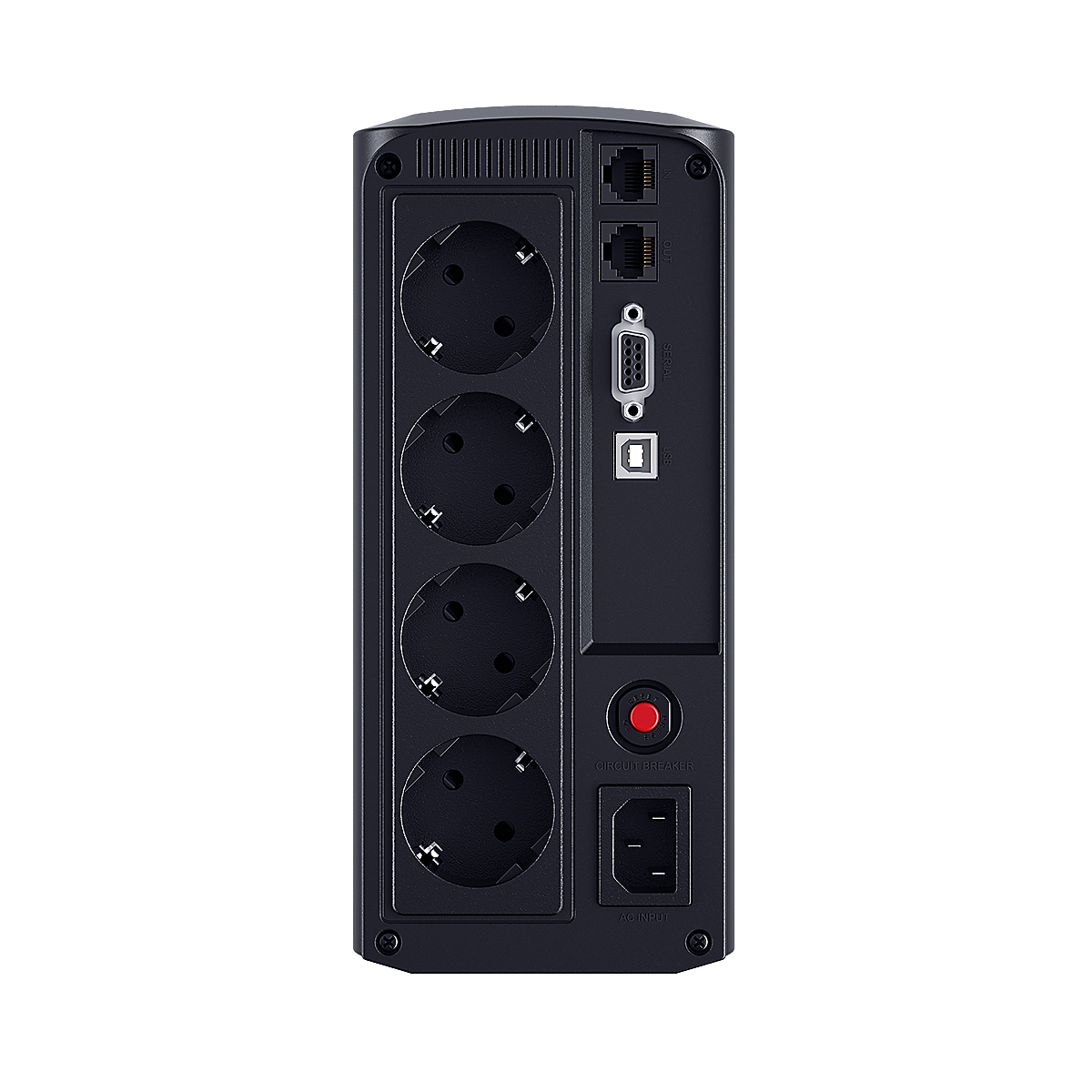 ИБП CyberPower VP1000ELCD Line-interactive 1000VA/550W (Euro x4, RJ11/RJ45, USB-порт 260x227x100(мм)