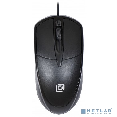 Мышь Оклик 125M черный оптическая 1200dpi USB 3but (1175317)
