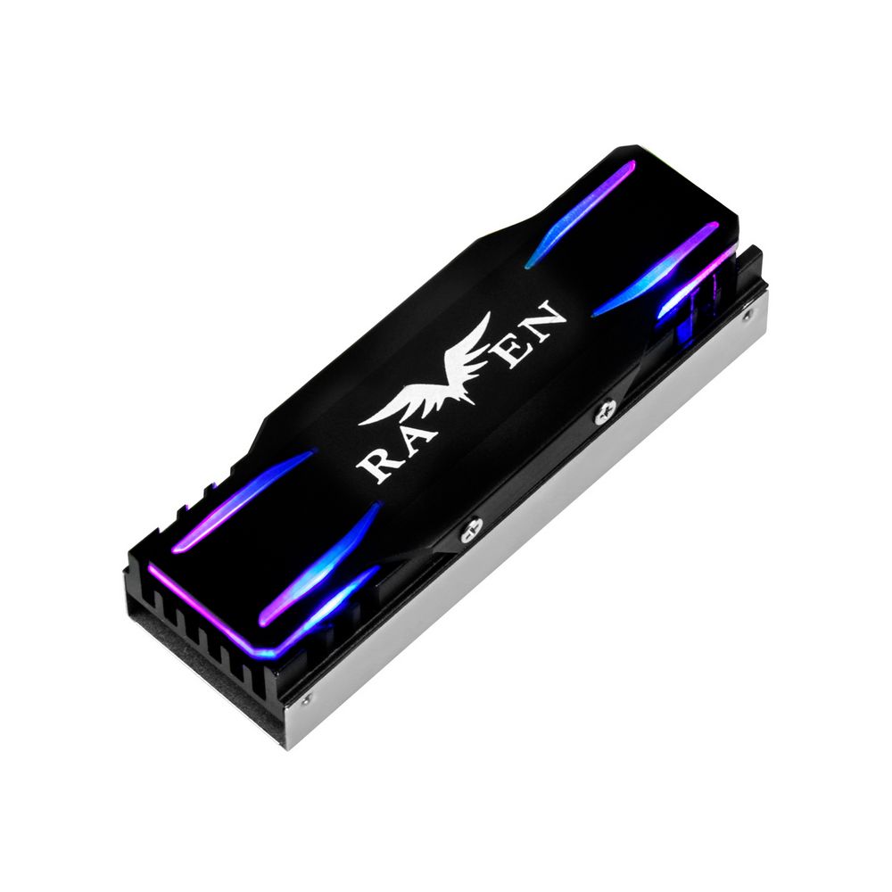 Твердотельный накопитель SSD Silverstone G560TP03ARGB010 Аксессуары Silverstone G560TP03ARGB010 Комплект охлаждения M.2 SSD cooling kit with ARGB lighting