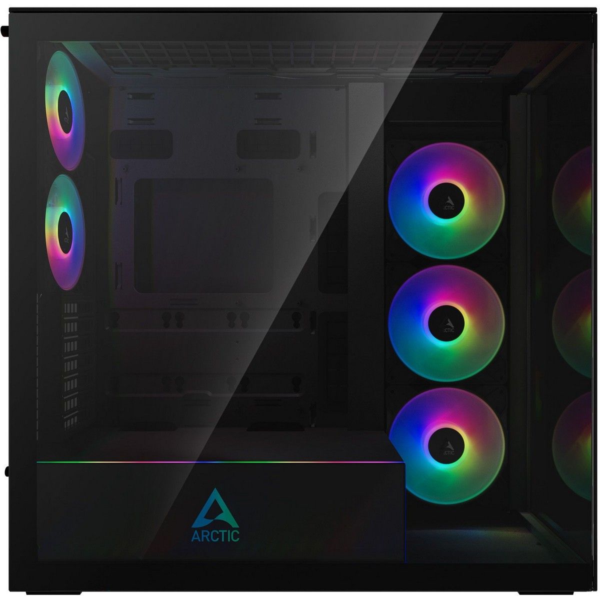 Корпус для ПК Arctic Cooling ARCTIC Xtender (Mirror  Black) арт. ACPCC00018A