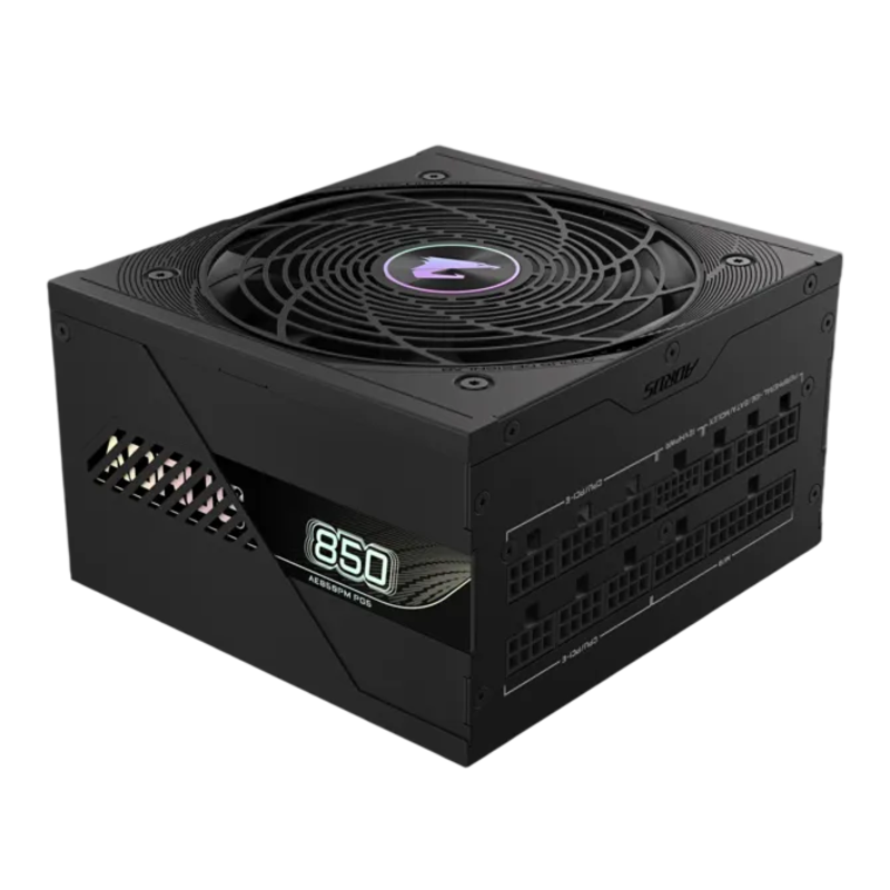 Блок питания Gigabyte ATX 850W Aorus Elite GP-AE850PM PG5 Gen.5 80+ platinum (20+4pin) APFC 120mm fa