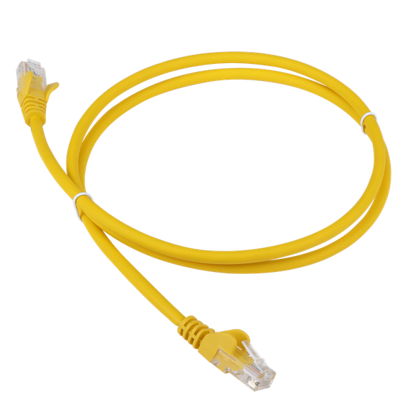 Патч-корд Lanmaster LAN-PC45/U5E-0.5-YL UTP RJ-45 вил.-вилка RJ-45 кат.5E 0.5м желтый LSZH